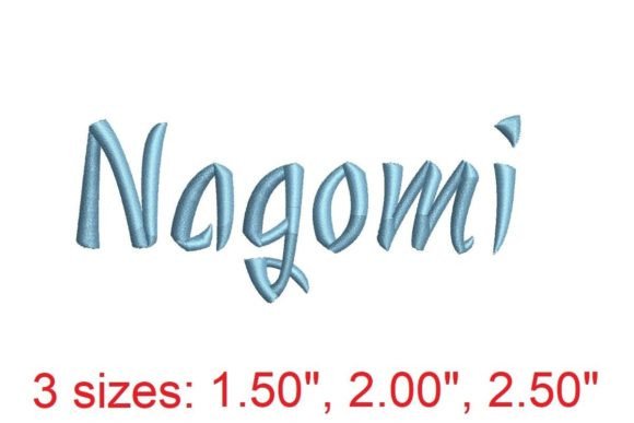 Download Nagomi Embroidery Font - Premium Bundle