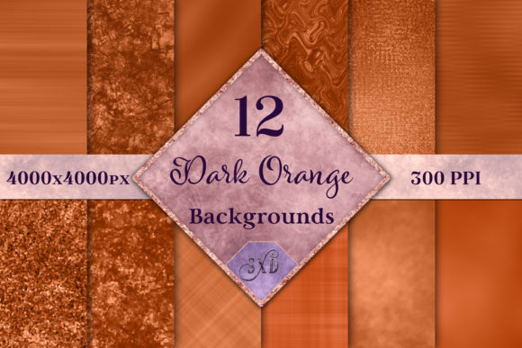 Download Dark Orange Backgrounds - 12 Image Set - Backgrounds Collection