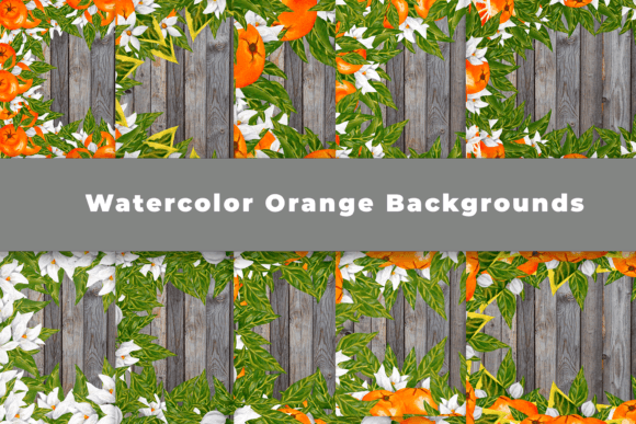 Download Watercolor Orange Backgrounds - Backgrounds Collection