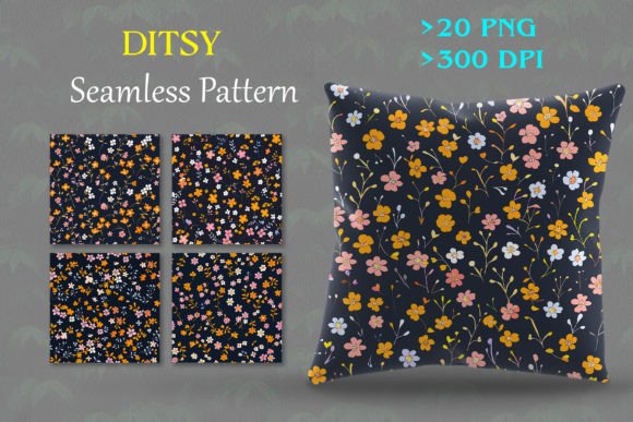 Download Ditsy Seamless Pattern - Ditsy seamless Collection