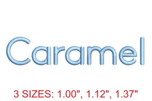 Download Caramel Embroidery Font - Premium Resources