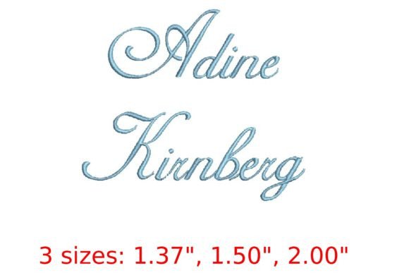 Download Adine Kirnberg Embroidery Font - Premium Resources