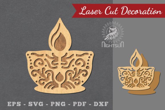Download Diwali Lamp Laser Cut Decoration 5 - Diwali Collection