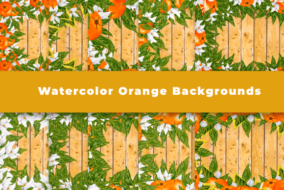 Download Watercolor Orange Backgrounds - Backgrounds Collection