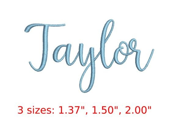 Download Taylor Embroidery Font - Premium Resources